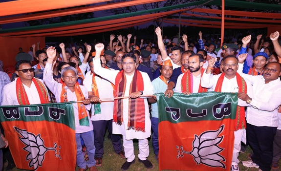 CM Manik Saha Targets Motha, Eyes Big Win in ADC Polls